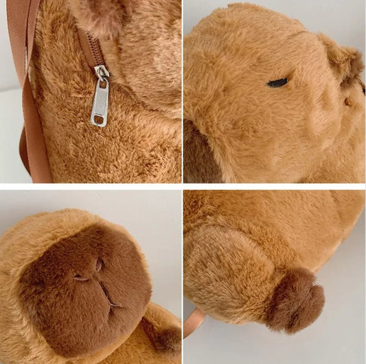 👜 Bolso de Peluche Capibara | Accesorio Kawaii & Aesthetic en Colombia.