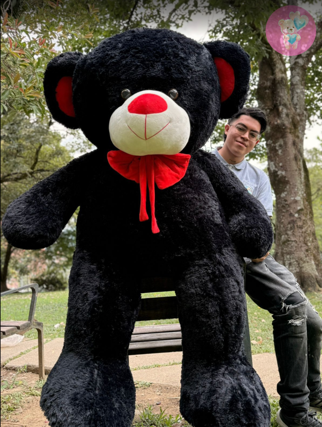 🧸 Oso de Peluche Mega Gigante (1.85 Metros) | El Regalo Más Grande de Colombia