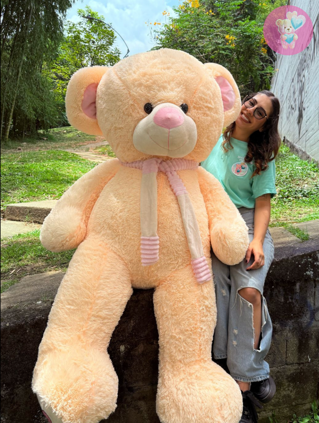 🧸 Oso de Peluche Mega Gigante (1.85 Metros) | El Regalo Más Grande de Colombia
