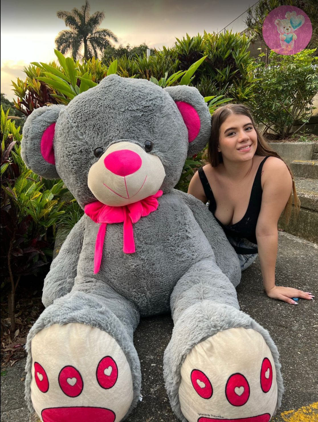 🧸 Oso de Peluche Mega Gigante (1.85 Metros) | El Regalo Más Grande de Colombia
