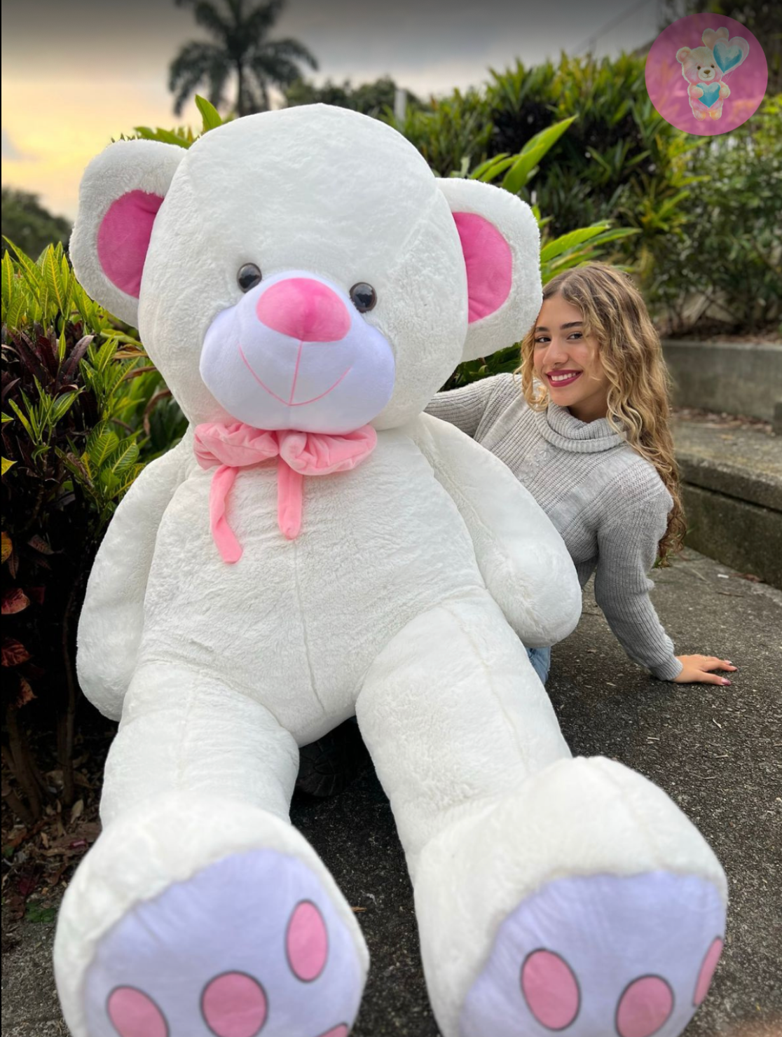 🧸 Oso de Peluche Mega Gigante (1.85 Metros) | El Regalo Más Grande de Colombia
